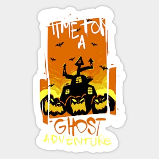 Time For A Ghost Adventure Sticker